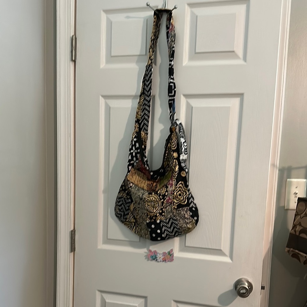 HOBO Black and Brown Shoulder Bag